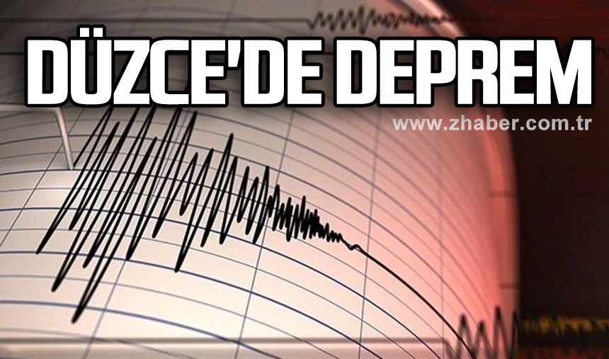 Düzce de deprem oldu