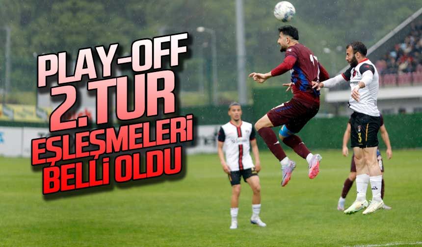 TFF 2 Lig de play off 2 tur eşleşmeleri belli oldu