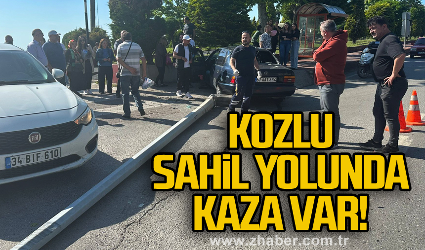 Kozlu Sahil Yolunda Kaza Var