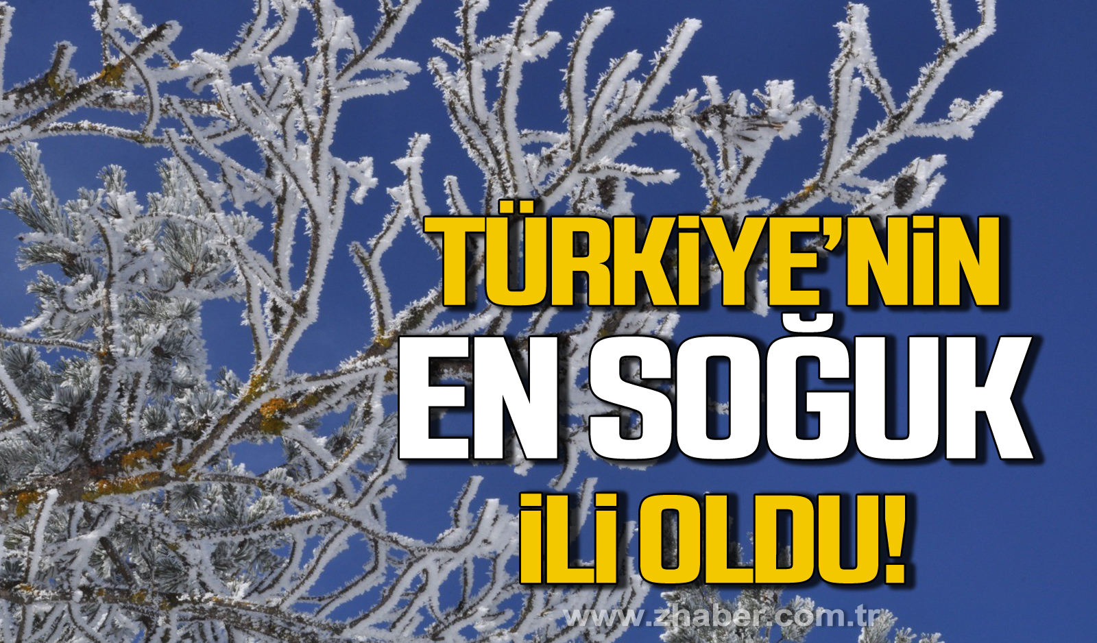 Bolu Türkiyenin en soğuk ili oldu