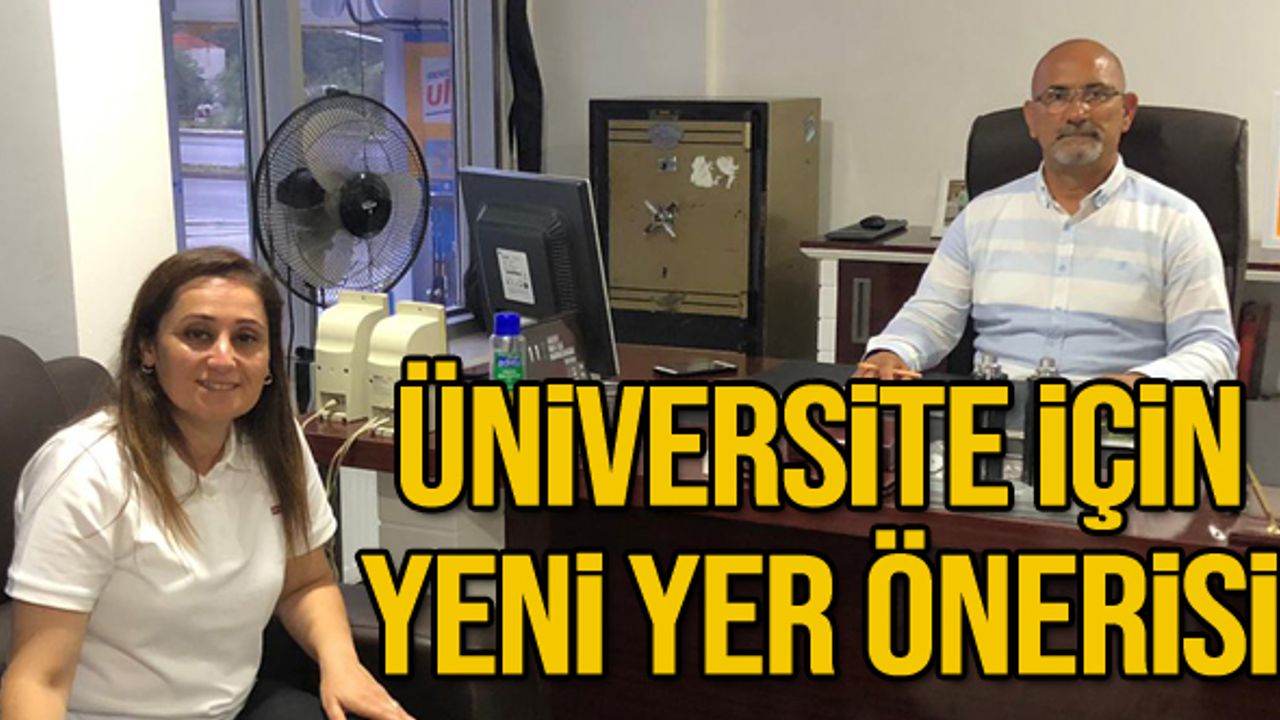 Ali Kaya'dan Üniversite için yer önerisi