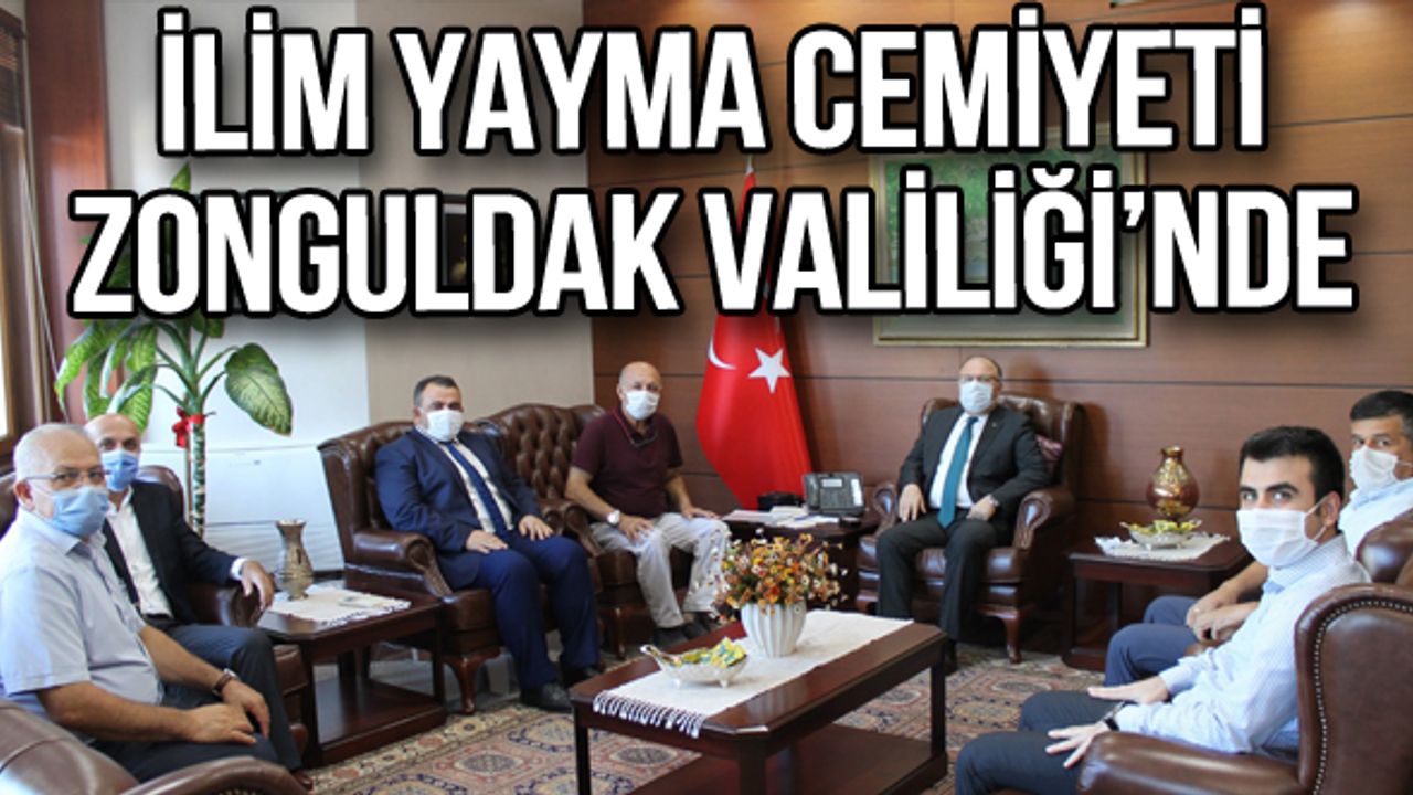 İlim Yayma Cemiyeti Zonguldak Valiliği'nde