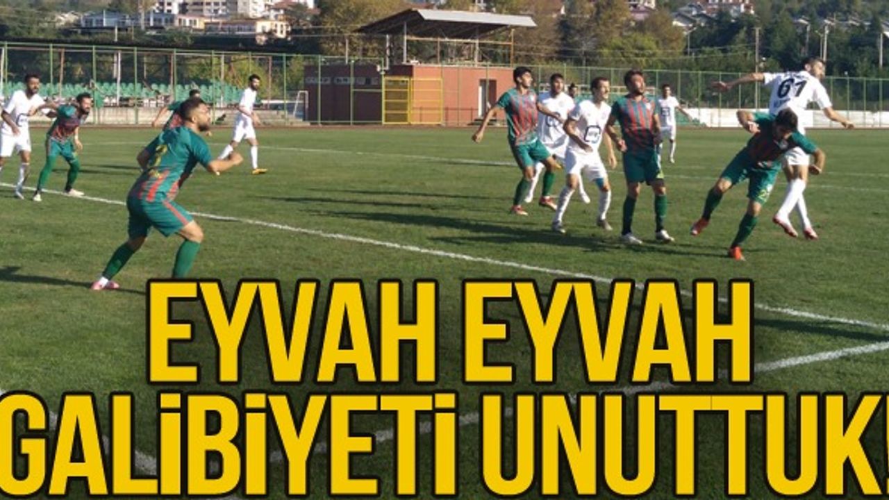 Maç bitti! Eyvah Eyvah galibiyeti unuttuk