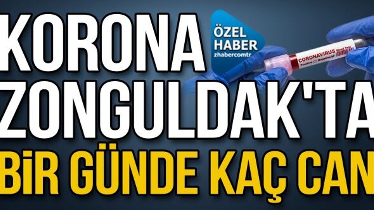 Korona Zonguldak'ta bir günde kaç can aldı?