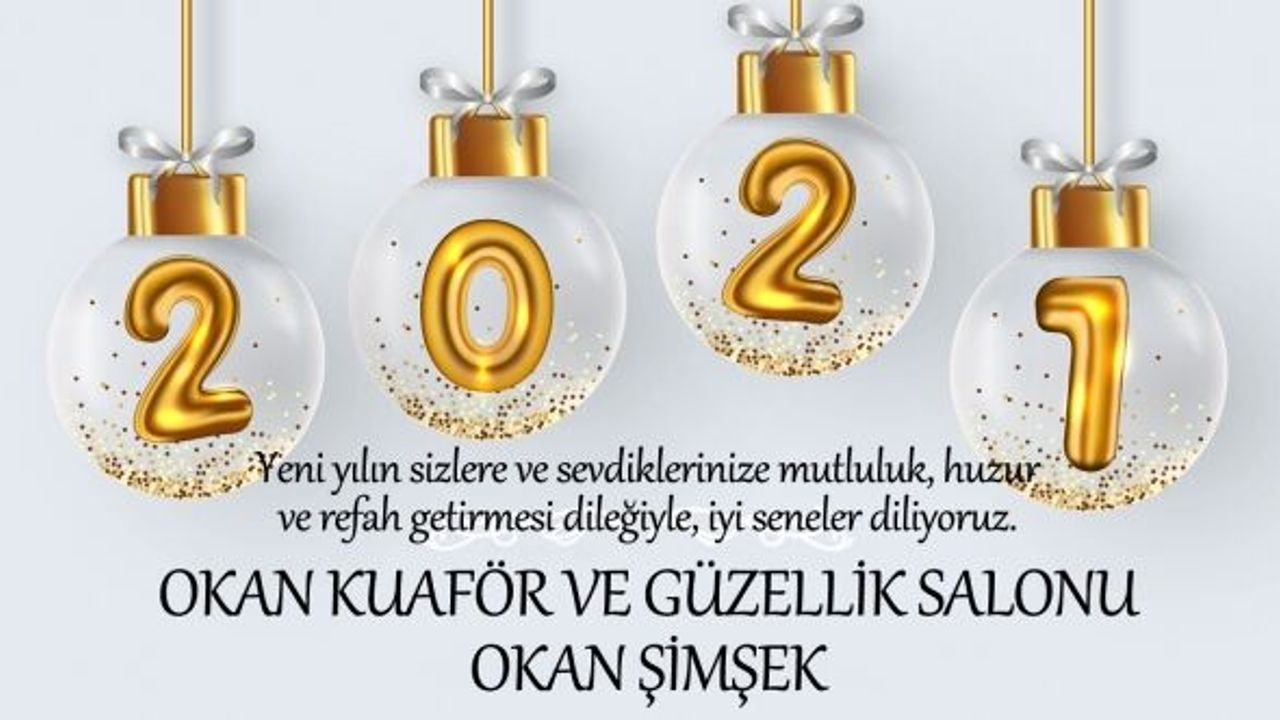 Okan Şimşek'ten yeni yıl mesajı