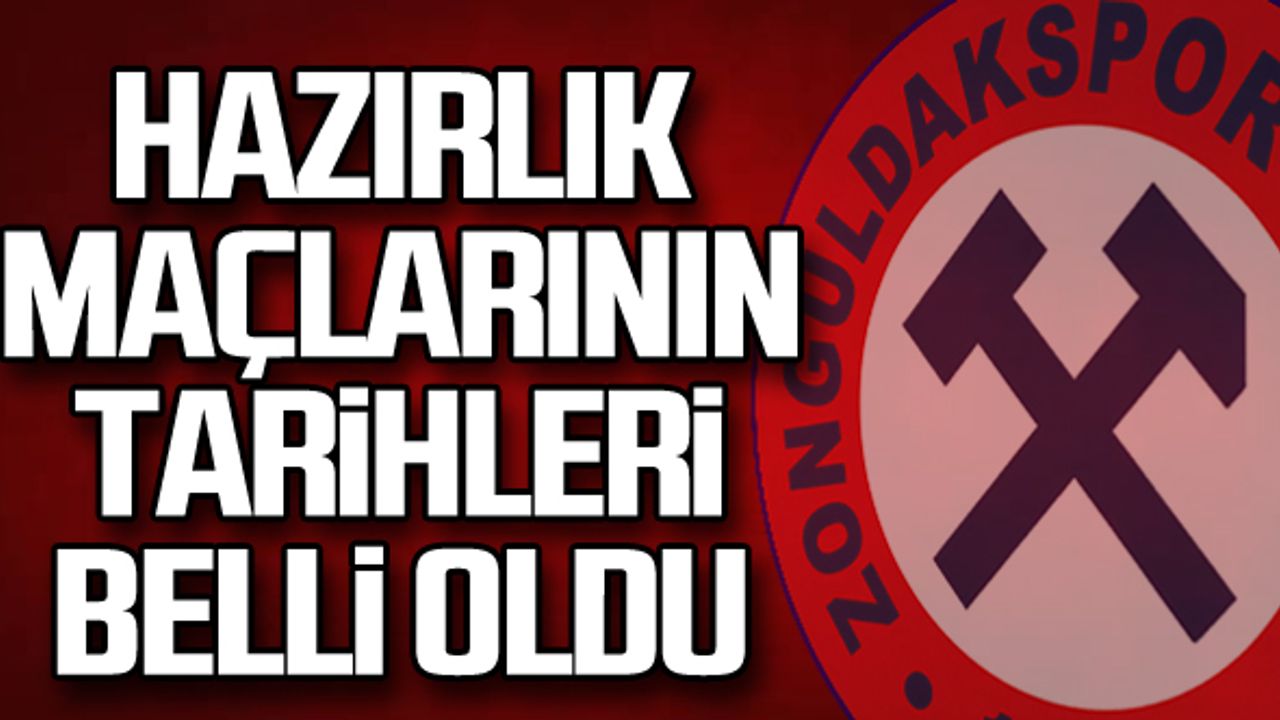 Kömürspor'un hazırlık maçlarının tarihleri belli oldu!