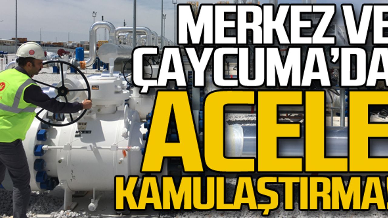Doğalgaz borusu geçecek! Çaycuma ve merkezde acele kamulaştırma!
