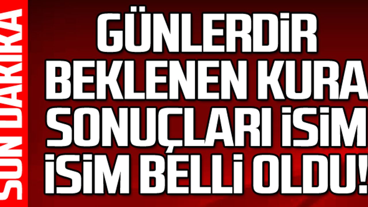 Gençlik Spor Bakanlığı'na alınacak isimler belli oldu