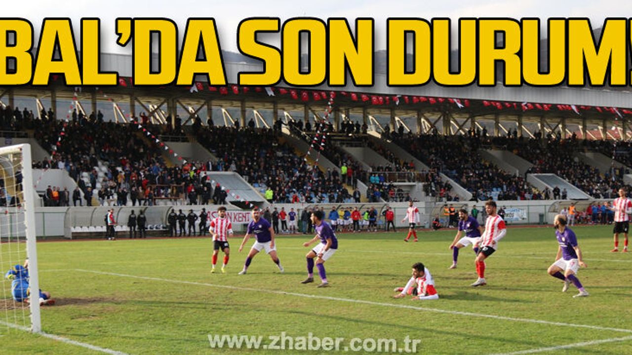 Bölgesel Amatör Lig'de son durum
