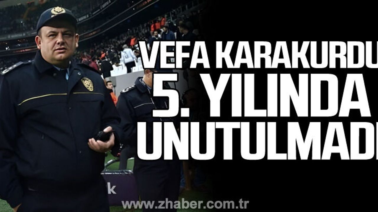 Şehit Vefa Karakurdu ölümünün 5. yılında da unutulmadı