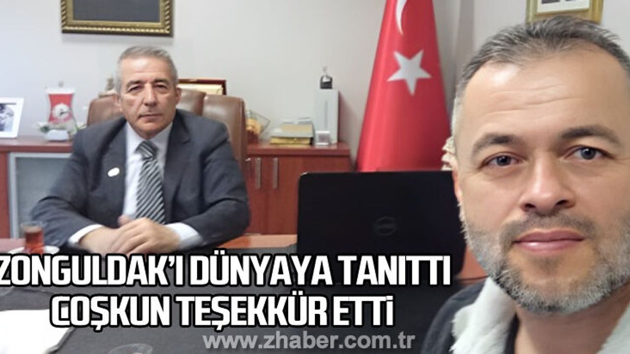 Zonguldak'ı dünyaya tanıtan pazarlıya Esnaf Odaları'ndan teşekkür