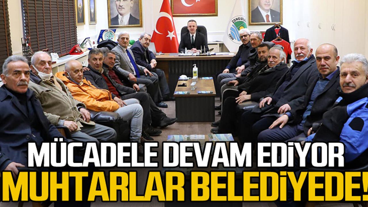 Muhtarlar Başkan Alan ile görüştü