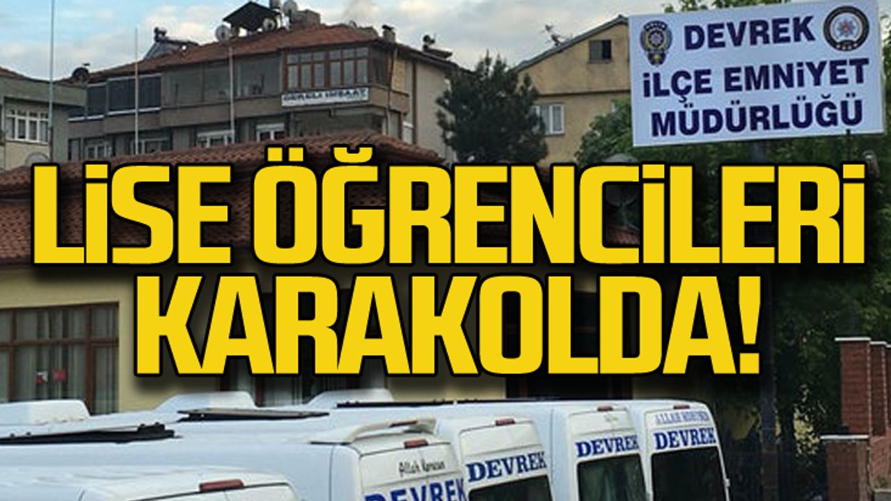 Devrek Anadolu Lisesi öğrencileri polisleri unutmadı