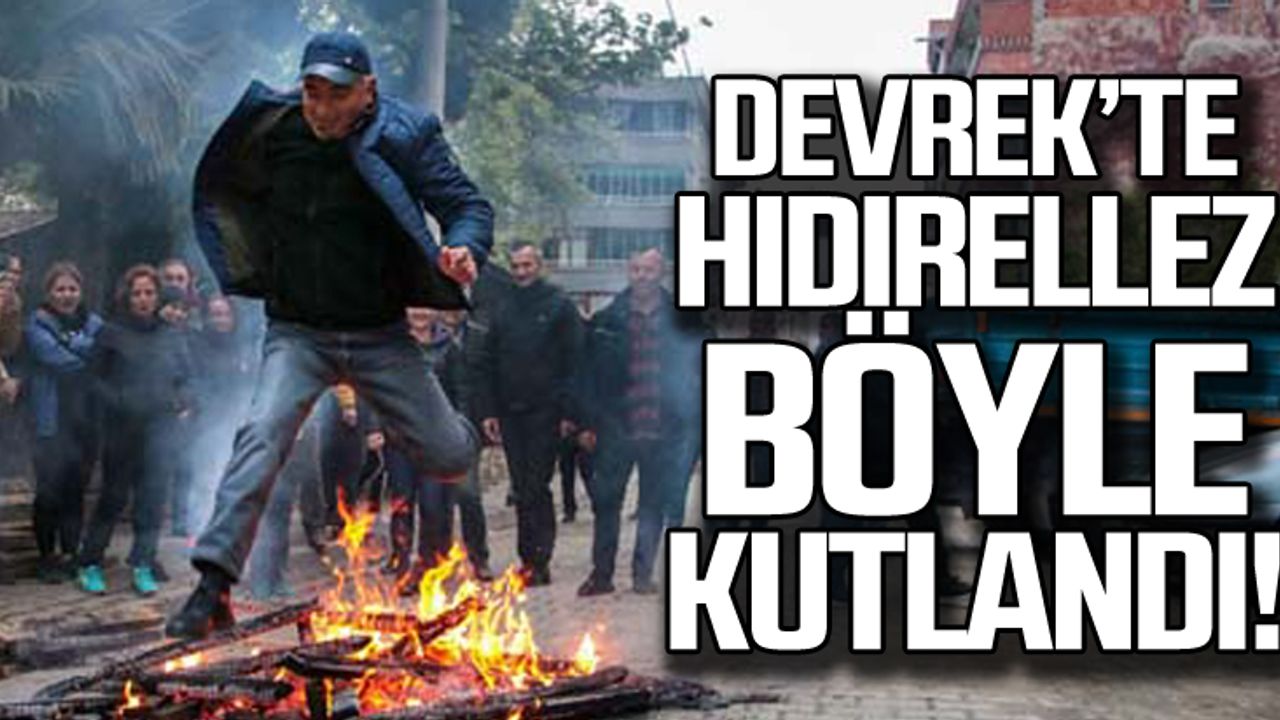 Devrek'te hıdırellez coşku ile kutlandı
