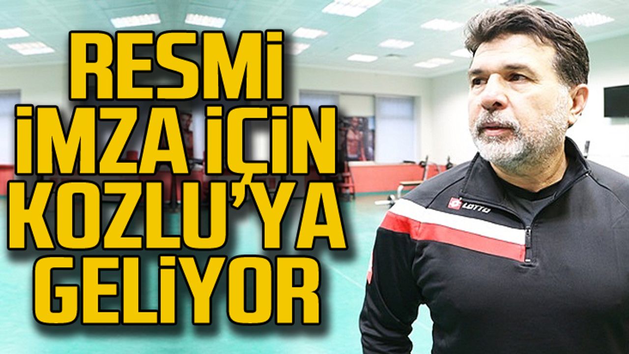 Resmi imza için Kozlu’ya geliyor