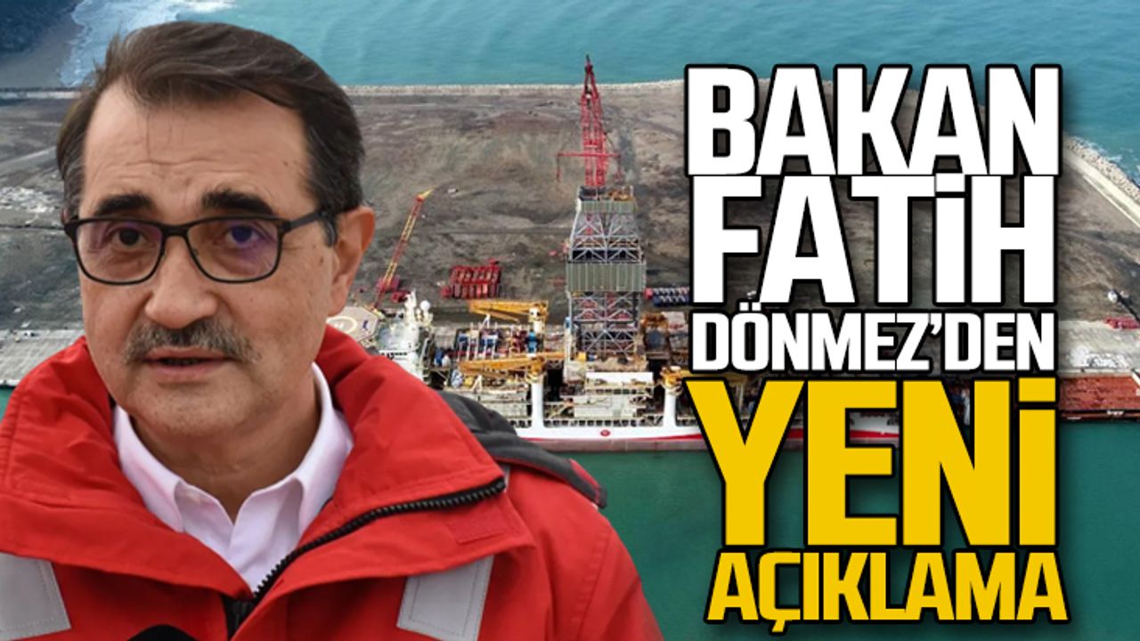 Bakan Fatih Dönmez'den yeni açıklama!