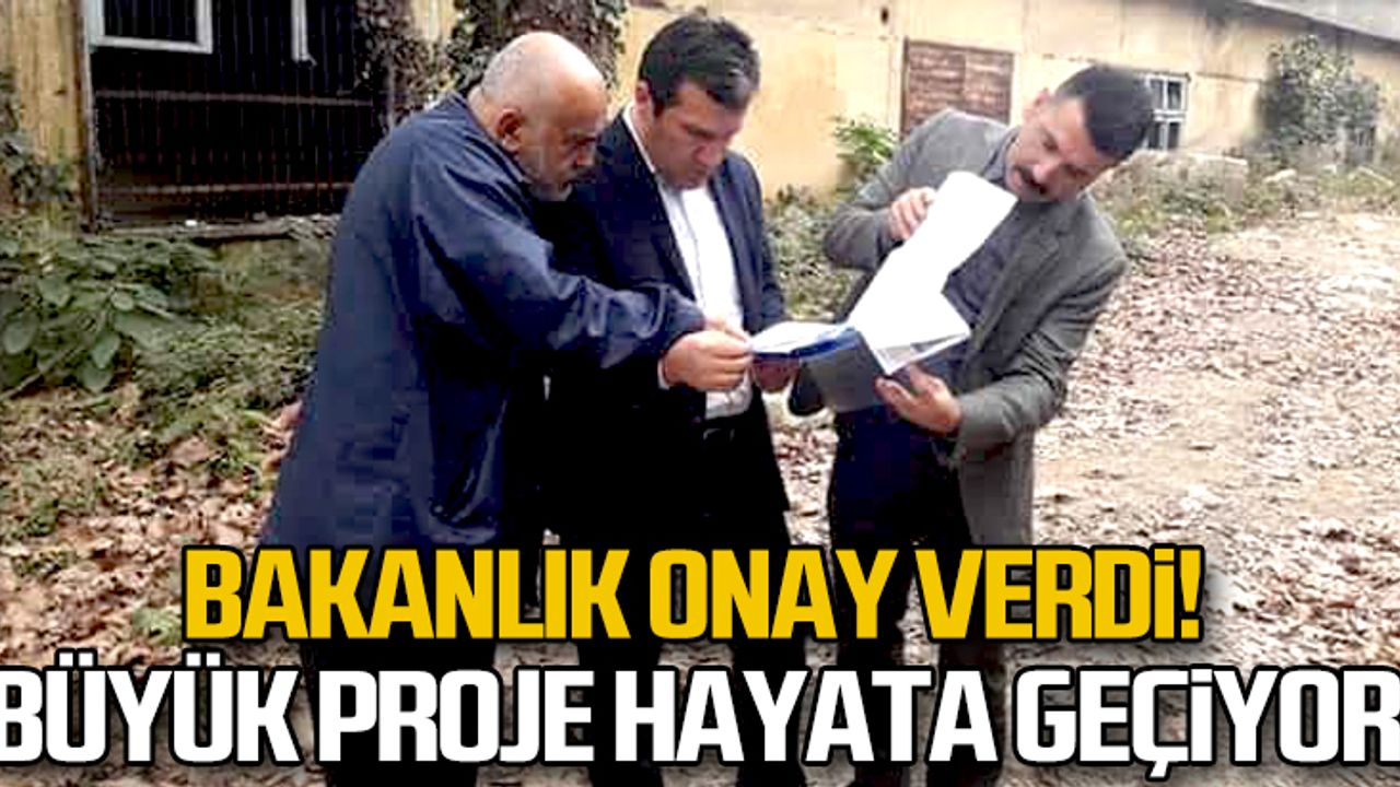 Bakanlık onay verdi... Büyük proje hayata geçiyor!
