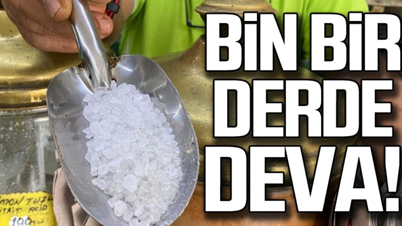 Bin bir derde deva kaya tuzu!