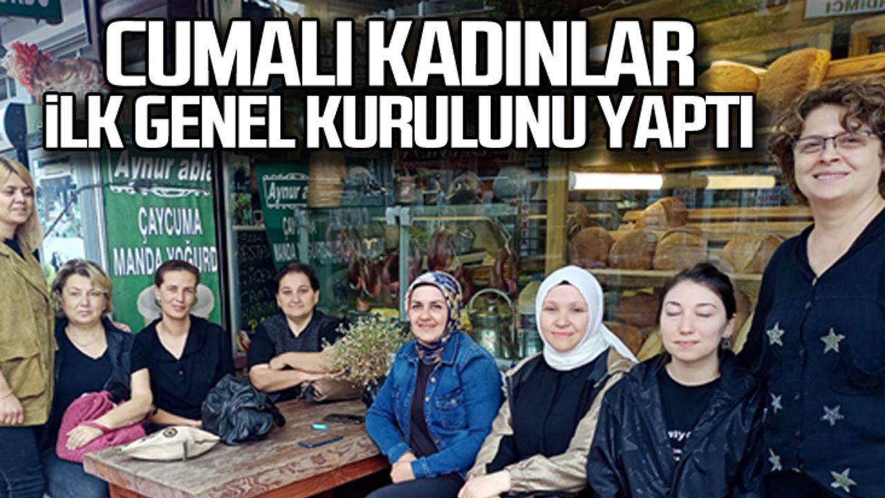 Cumalı Kadınlar Kooperatifi ilk genel kurulunu yaptı