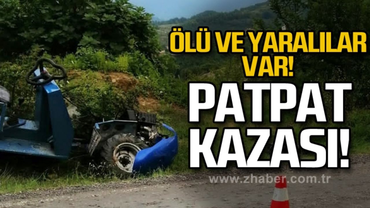 Ereğli'de patpat kazası! Ölü ve yaralılar var!