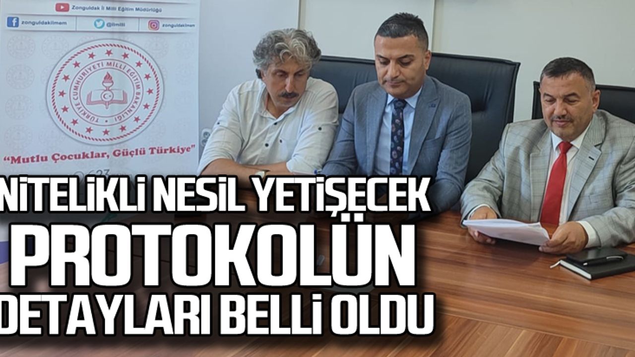 Protokolün detayları belli oldu!