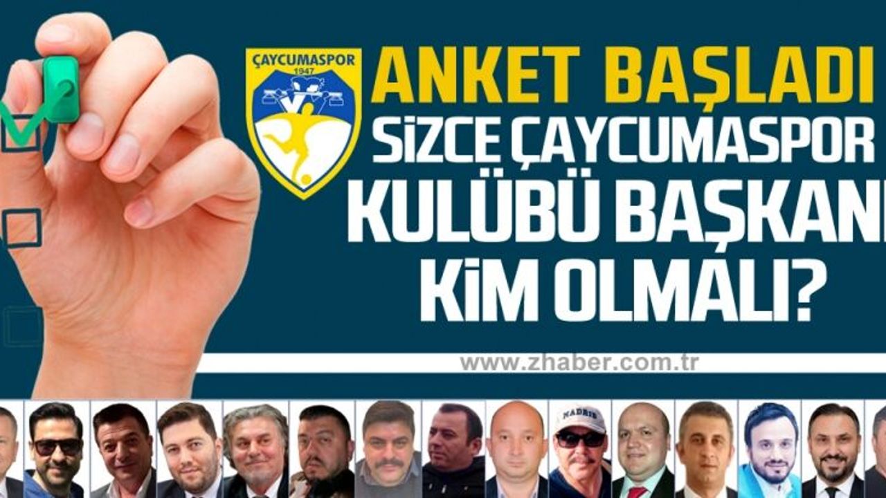 Sizce Çaycumaspor Kulübü Başkanı Kim Olmalı?