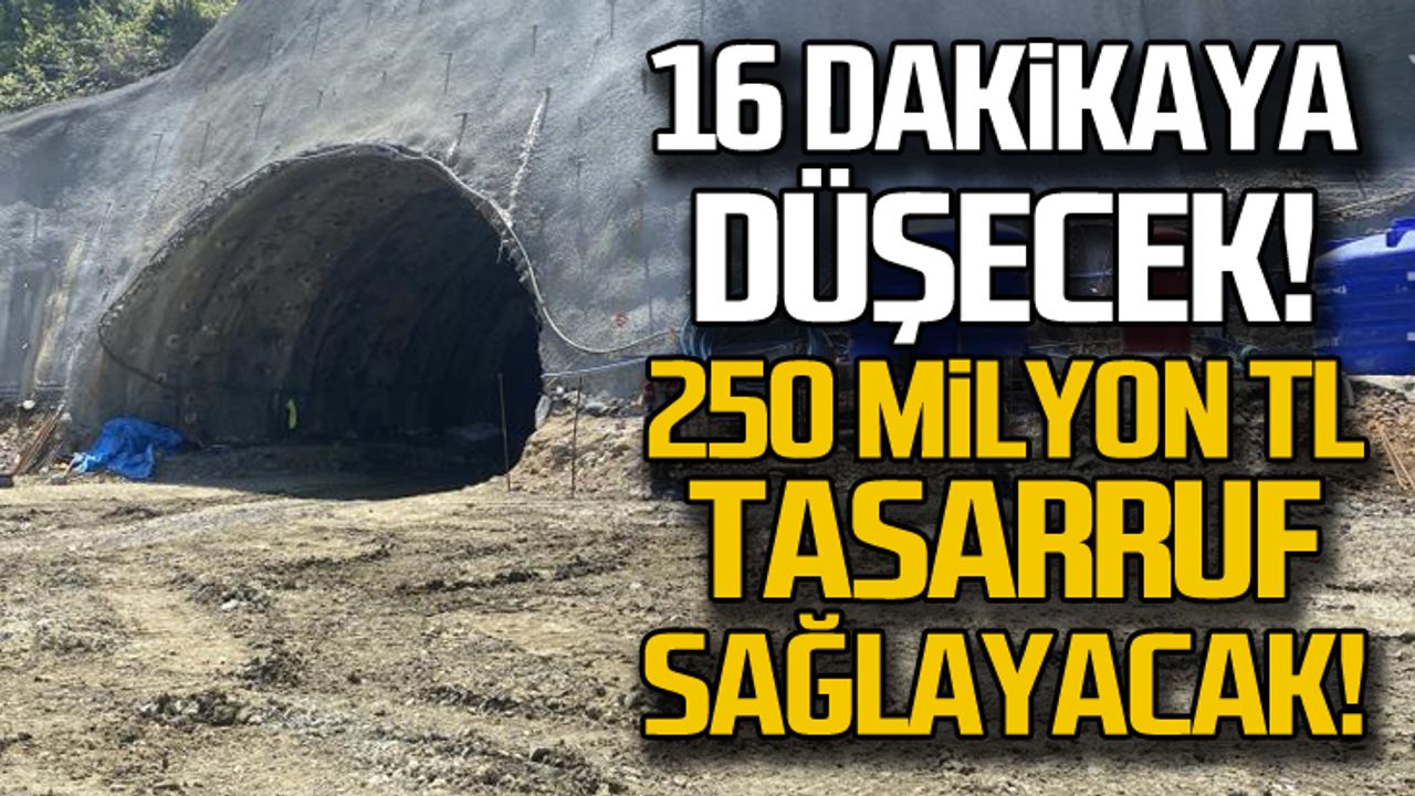 Zonguldak Filyos yolu 16 dakikaya düşecek... 250 Milyon TL tasarruf