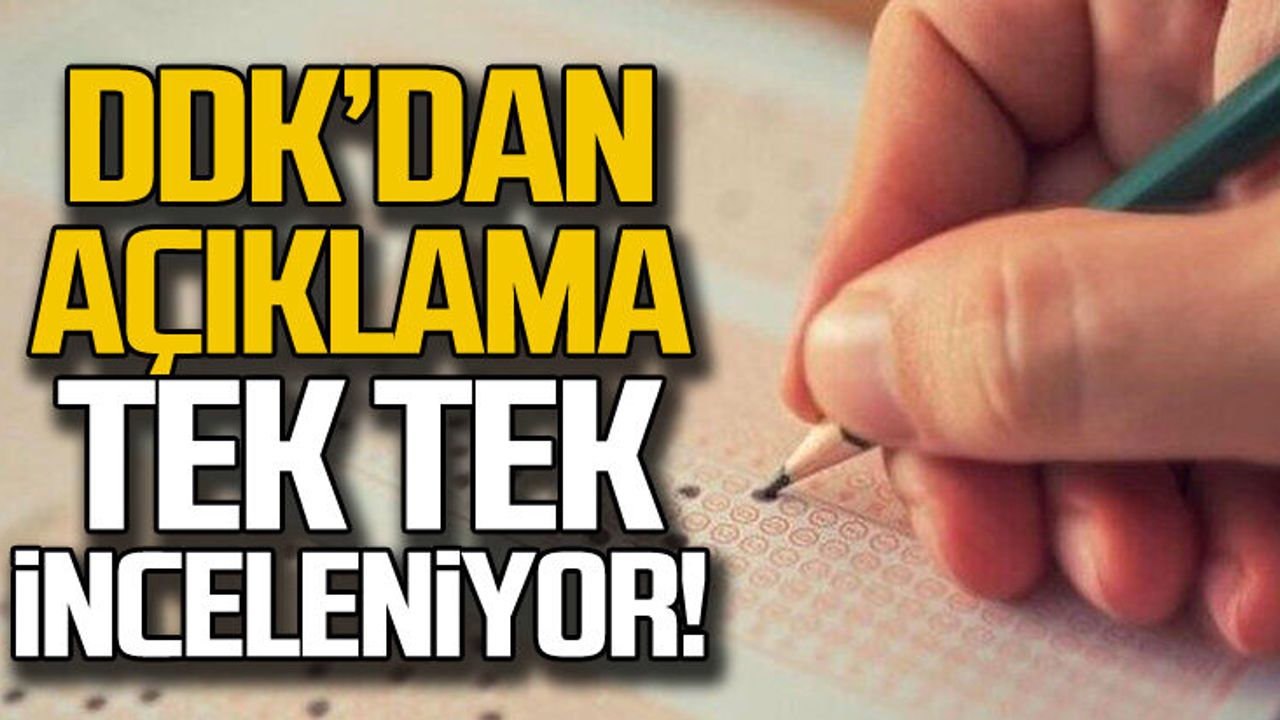Cevap anahtarları tek tek inceleniyor!
