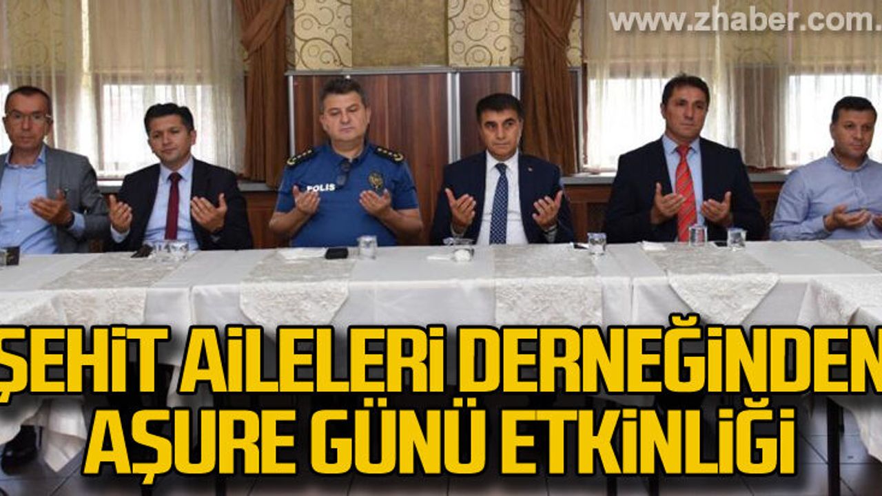 Şehit aileleri derneğinden Aşure Günü etkinliği