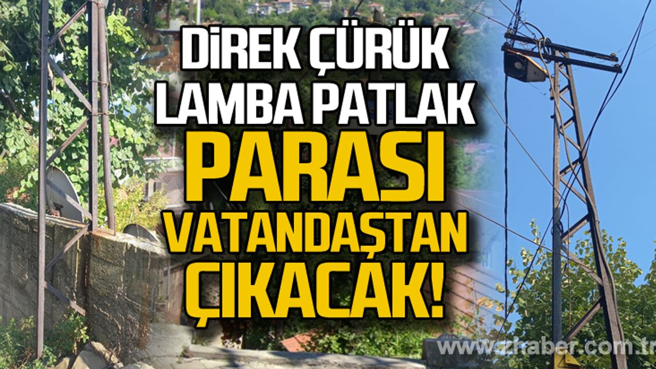 Direk çürük... Lamba patlak... Parası vatandaştan çıkacak!