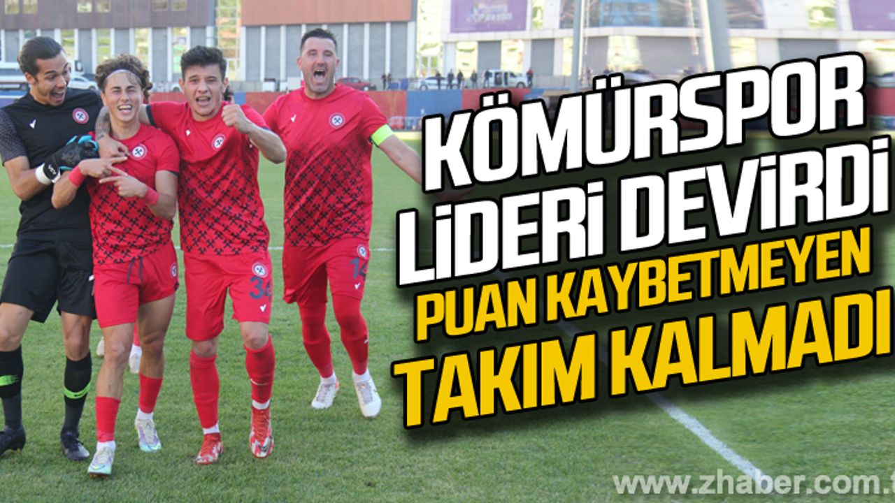 Kömürspor lideri devirdi, puan kaybetmeyen takım kalmadı