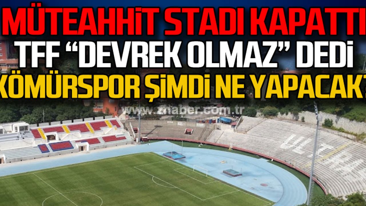 TFF Devrek'e izin vermedi... Kömürspor şimdi ne yapacak?
