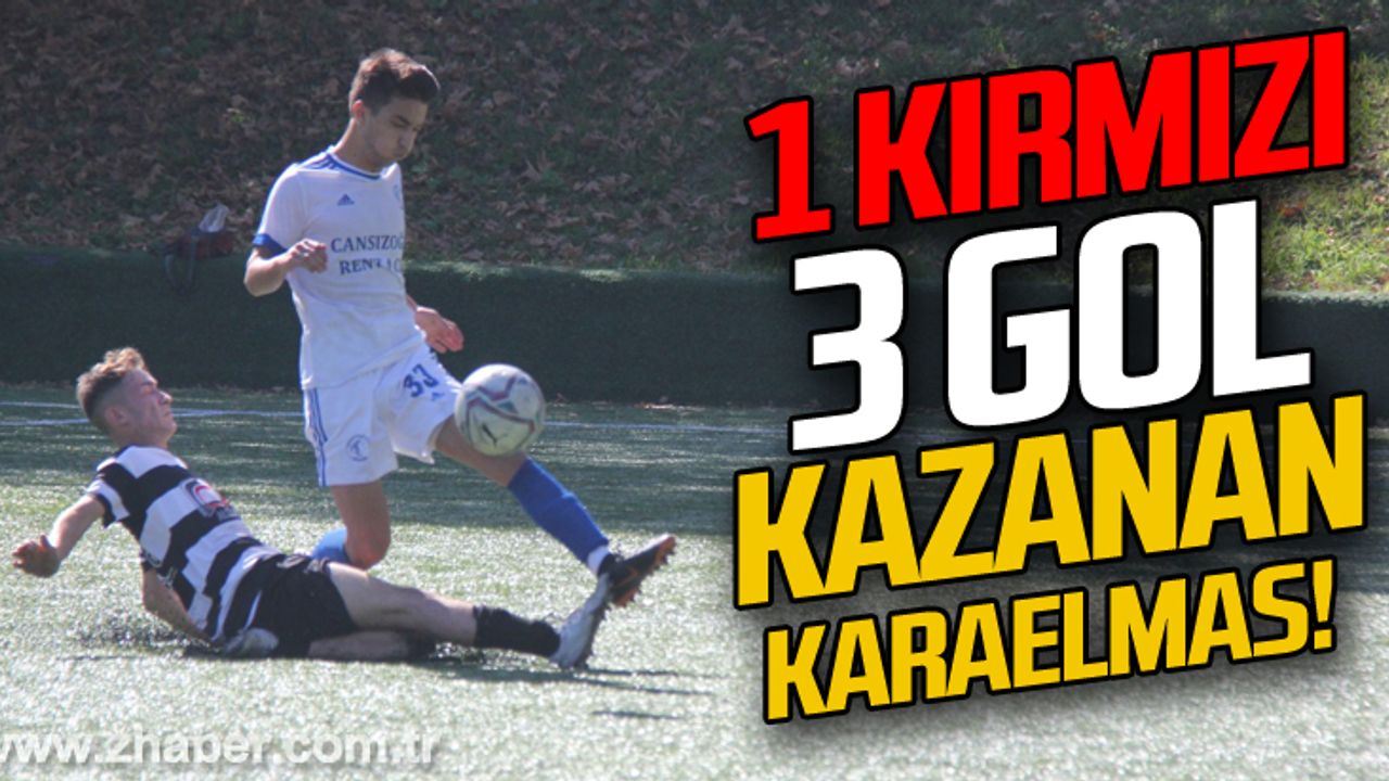 1 kırmızı, 3 gol, kazanan Karaelmas