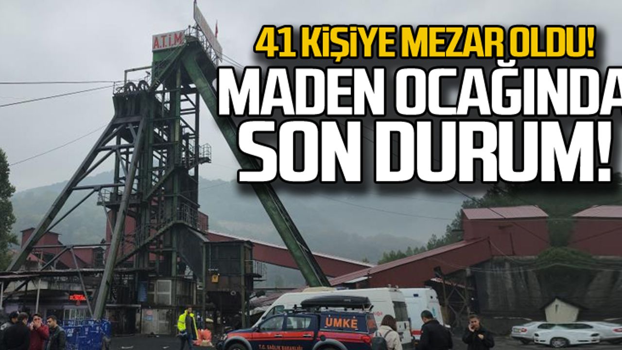 41 kişiye mezar oldu... Maden ocağında onarım çalışması başladı
