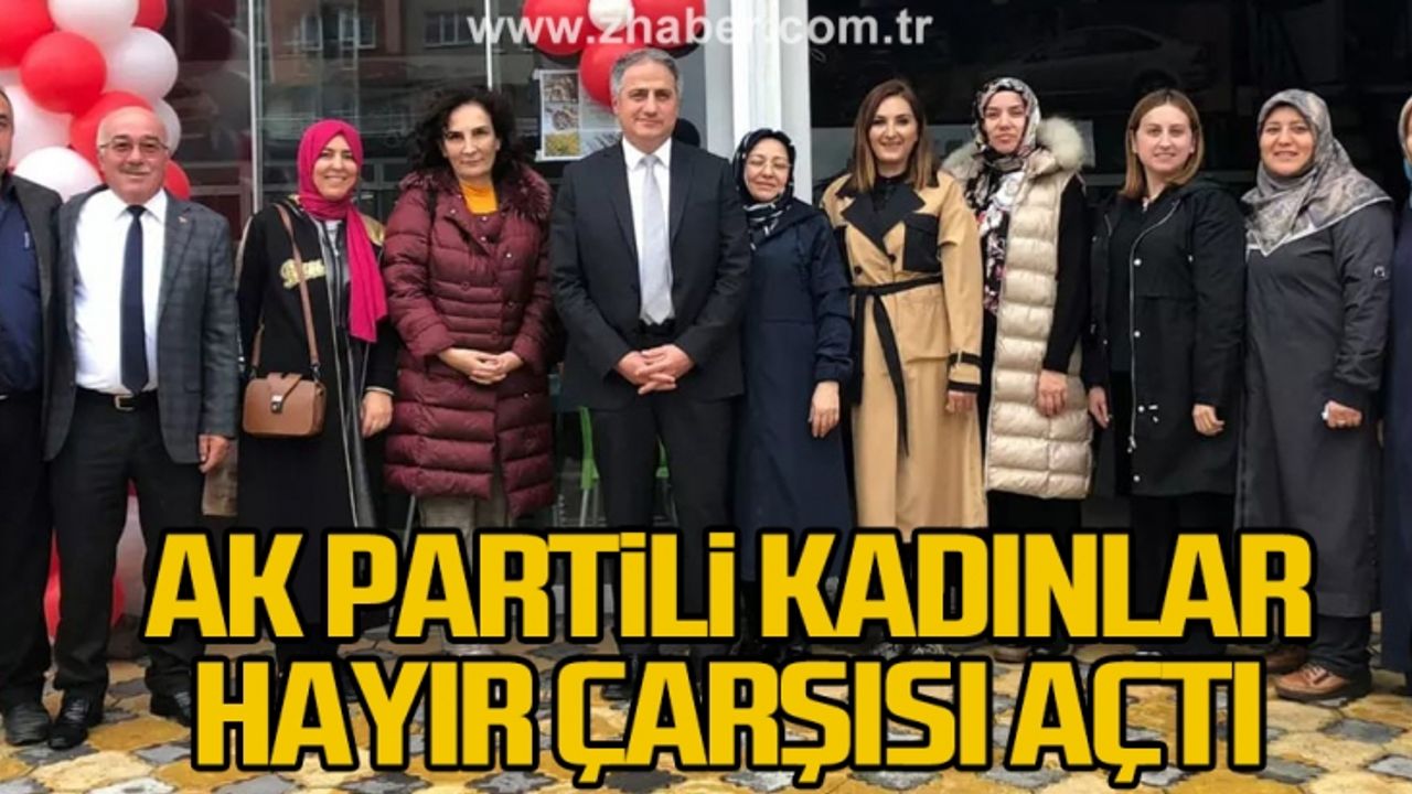 AK Partili kadınlar hayır çarşısı açtı