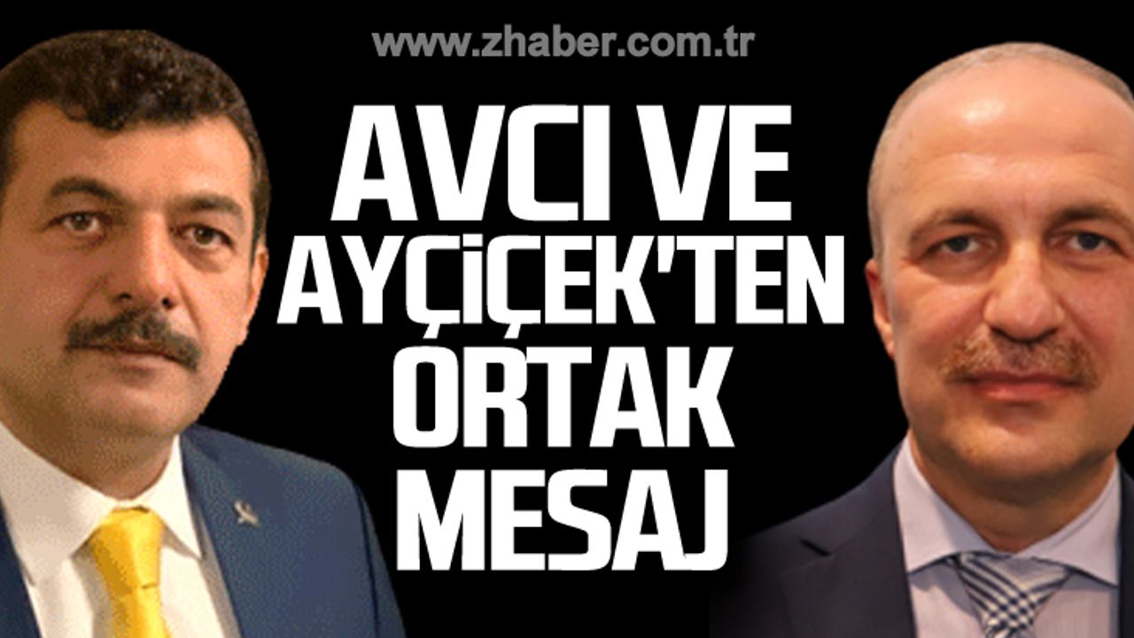 Avcı ve Ayçiçek'ten ortak mesaj