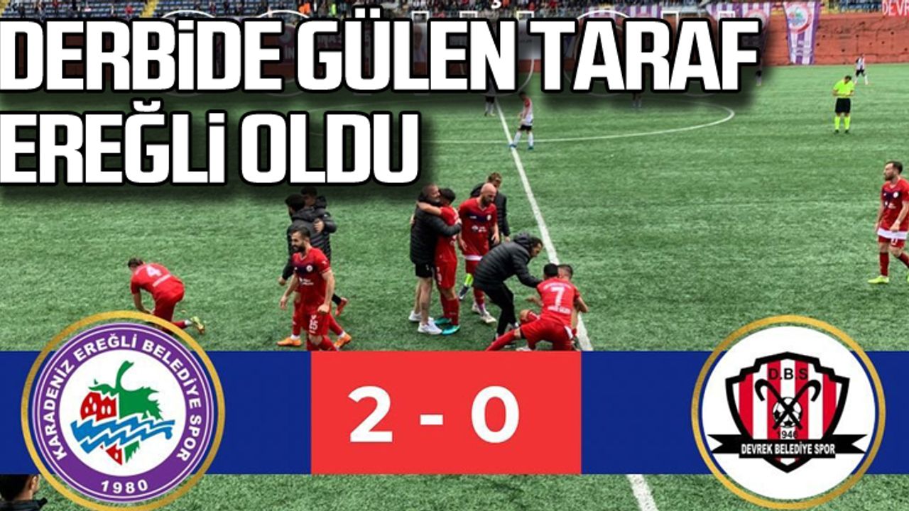 Derbide gülen taraf Ereğli oldu 2-0