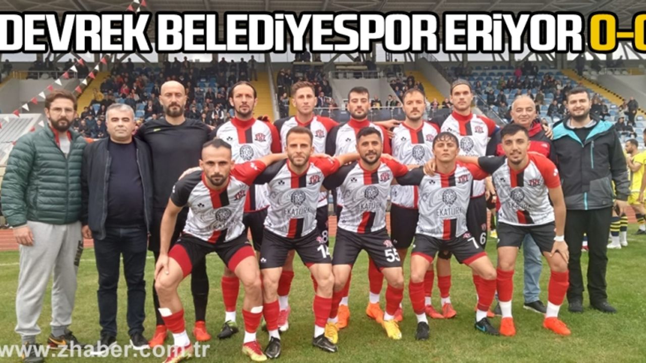 Devrek Belediyespor eriyor 0-0
