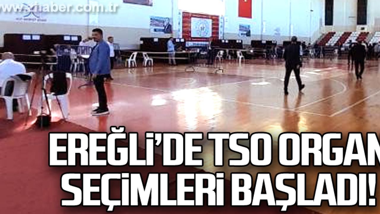 Ereğli'de TSO organ seçimleri başladı