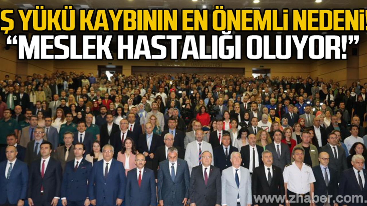 Meslek hastalığı oluyor... İş yükü kaybının en önemli nedenini açıkladı