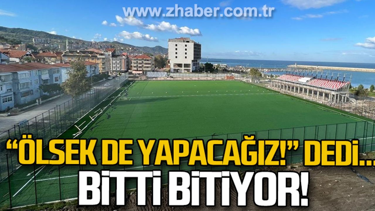"Ölsek de yapacağız" dedi... Futbol sahası bitti bitiyor!