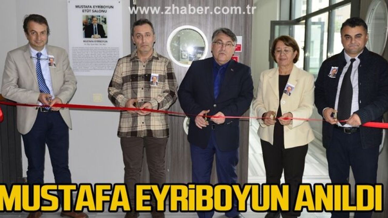 Rektör Özölçer, öğretim üyesinin vefatının birinci yıldönümü anma törenine katıldı