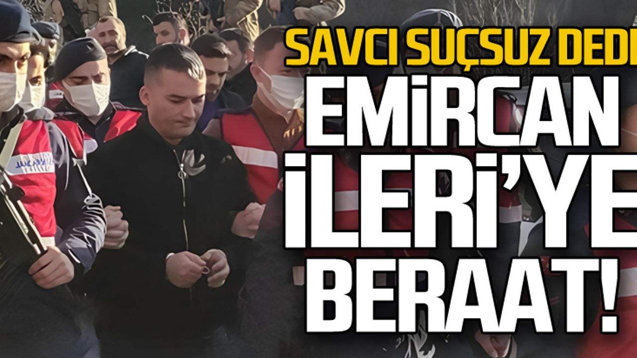 Savcı suçu yok dedi... Emircan İleri'ye beraat!