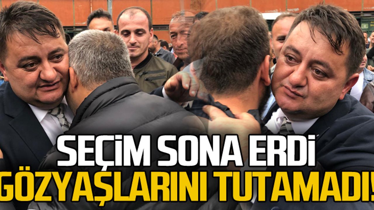 Seçim sona erdi... Hakan Yeşil gözyaşlarını tutamadı