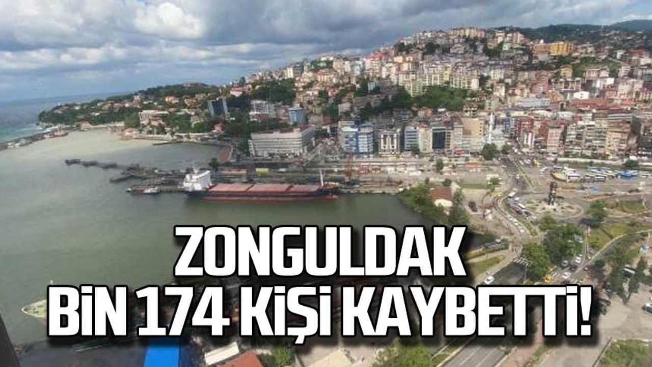 Zonguldak Bin 174 Kişi Kaybetti!