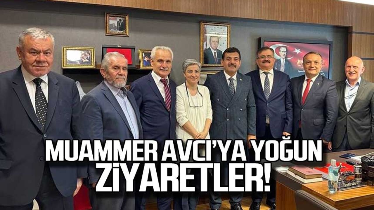 Muammer Avcıya Yoğun Ziyaretler