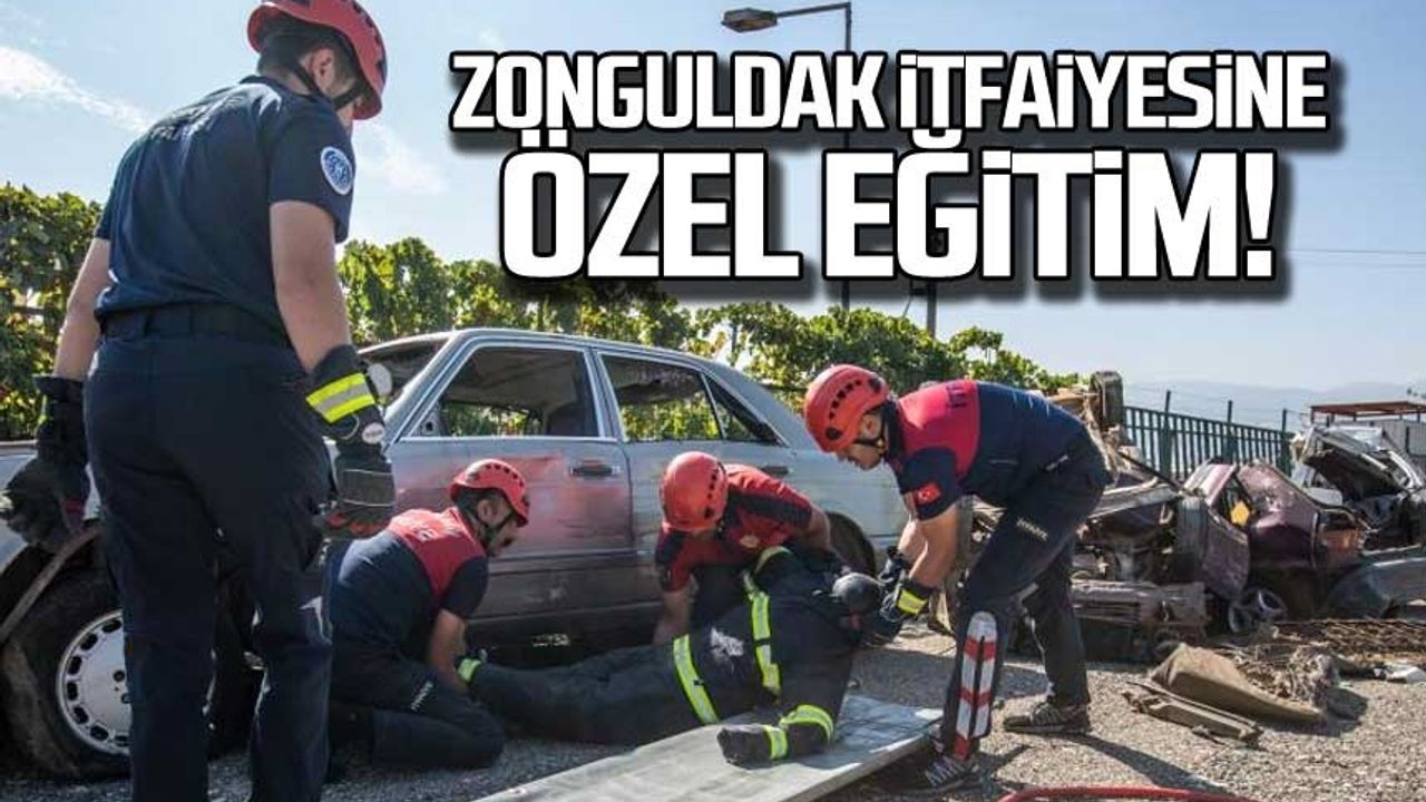 Zonguldak itfaiyesine özel eğitim!