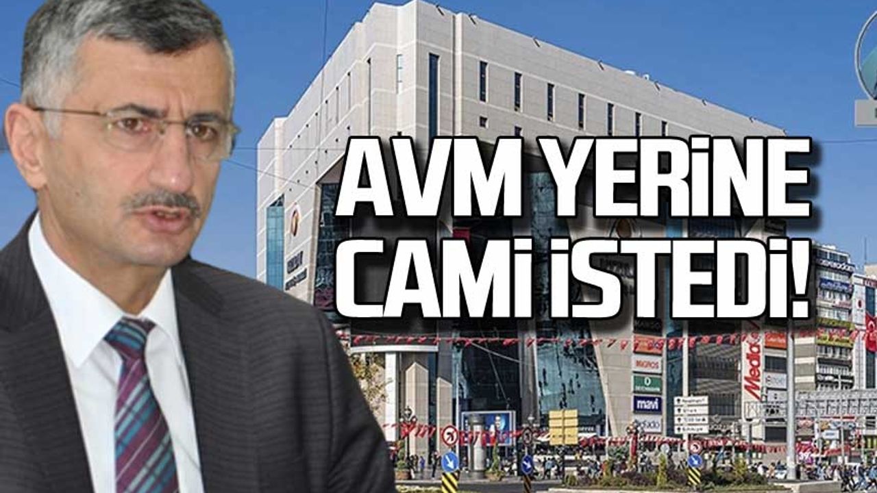 Eski Zonguldak Valisi Erdoğan Bektaş AVM yerine cami yapılmasını istedi!