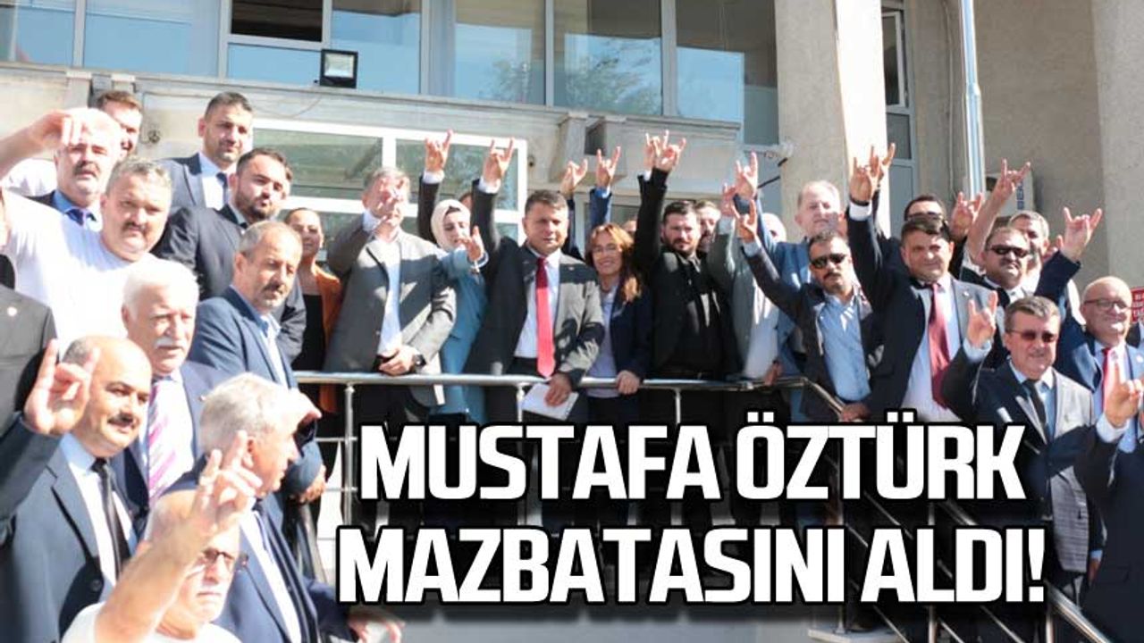 Mustafa Öztürk Mazbatasını aldı!