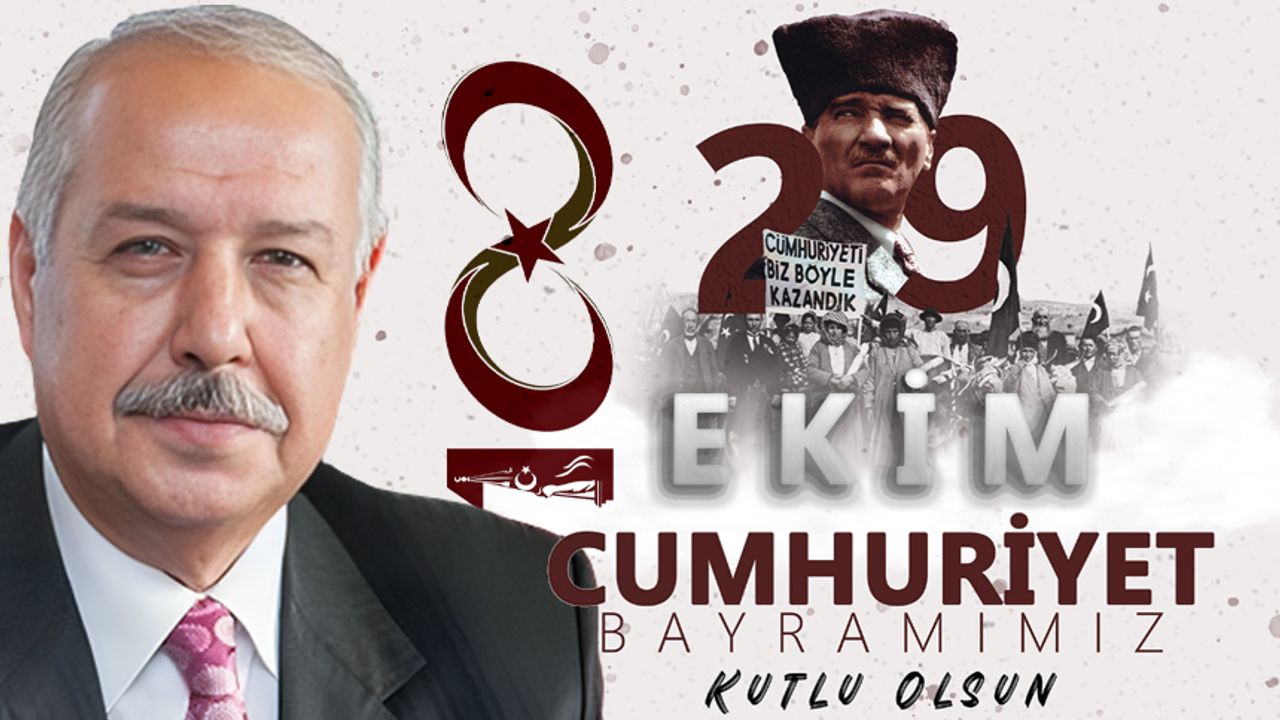Muharrem Akdemir'den 29 Ekim Cumhuriyet Bayramı mesajı